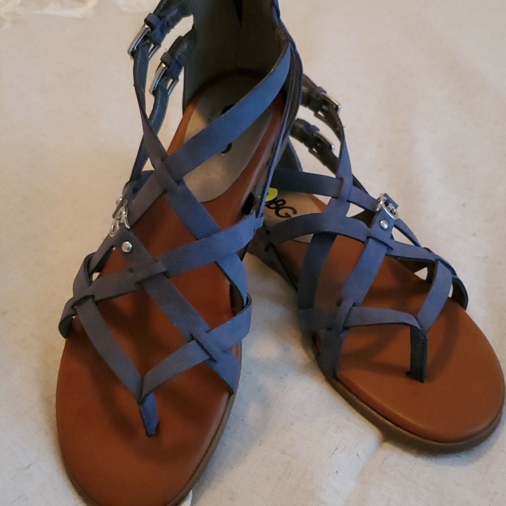 CBG blue sandles - Worn once